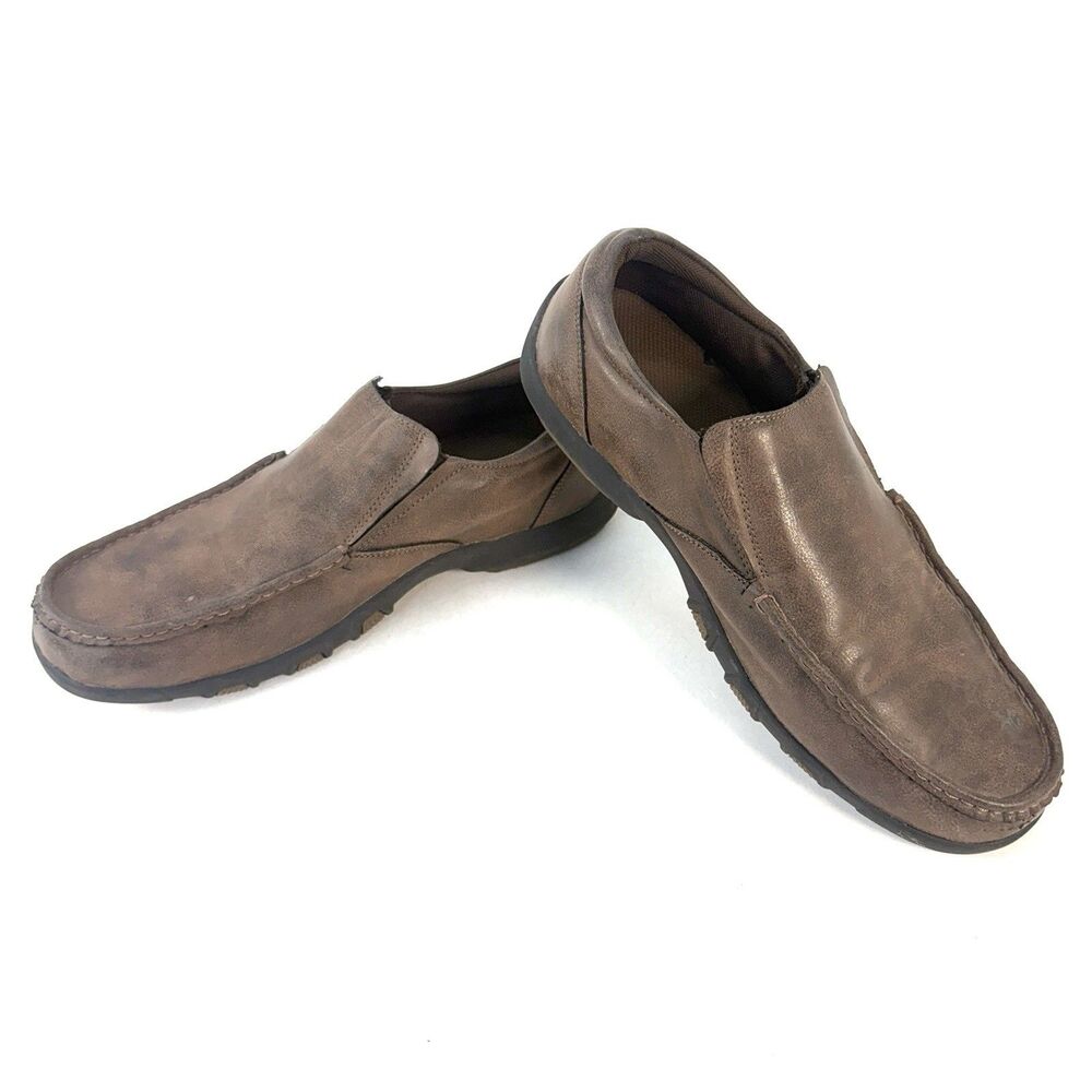Roper Trent Mens Loafer Brown Leather Casual Shoe 11.5 (09-020-0191-9529)